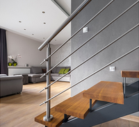 BNS-Simple et luxueux balustrade en acier inoxydable de haute qualité balustrade balcon design balustrade poteau