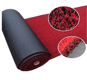 PVC coil loop noodle door cushion spaghetti carpet roll car floor mat