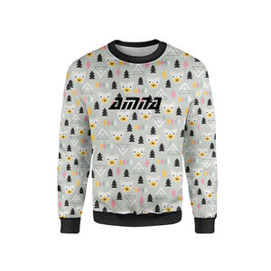 Sudadera de sublimación de baile para niños, ropa de calle, Color blanco, venta al por mayor - Product Image 4