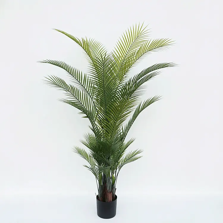 Фабричная оптовая цена, искусственные зеленые растения бонсай, Пальма 180 см