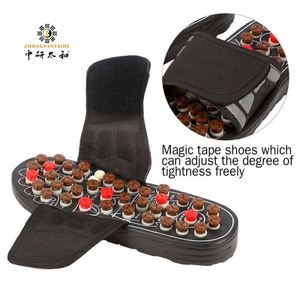 Fuß therapie Massage schuhe Akupunktur punkte Indoor Für Männer Frauen Rutsch feste Reflex zonen massage Sandalen Akupressur Hausschuhe - Product Image 3