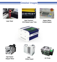 Promotion de Noël Chine Prix bas 1390 Ruijie 80W 100W 130W 150W Machine de découpe laser CO2