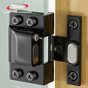 Temax HB317 Accesorios <span class=keywords><strong>para</strong></span> <span class=keywords><strong>Muebles</strong></span>, <span class=keywords><strong>Bisagras</strong></span> Hidráulicas <span class=keywords><strong>de</strong></span> Alta Resistencia <span class=keywords><strong>para</strong></span> <span class=keywords><strong>Puertas</strong></span> <span class=keywords><strong>de</strong></span> <span class=keywords><strong>Vidrio</strong></span> con Cierre Suave - Product Image 4