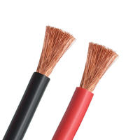 Reines Kupferdrahtkabel 25mm2 35mm2 50mm2 70mm2 95mm2 Elektrokabel Super Flex Schweißkabel 2/0 1/0 OFC Stromkabel
