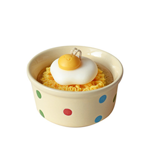 Candele a Tema Noodle e Uova Fritte per Feste a Tema Amanti degli Snack Asiatici, Forniture all'Ingrosso per Compleanni e Oggetti di Scena Fotografici - Product Image 1