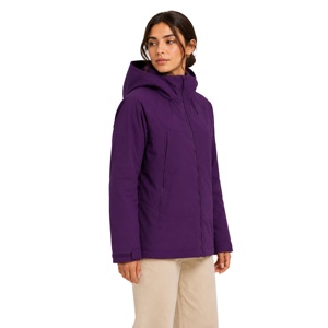 <span class=keywords><strong>Veste</strong></span> softshell à capuche pour <span class=keywords><strong>femme</strong></span> - Manteau de <span class=keywords><strong>randonnée</strong></span> imperméable et thermique, coupe ajustée, coupe-vent pour les sports de plein air - Product Image 2
