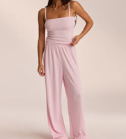 Ensemble de pyjamas pour femmes de haute qualité, logo personnalisé, bordure contrastée, respirant, doux, printemps-automne, 100% coton, tissu pointelle