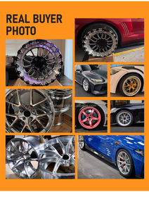 ล้อฟอร์จ Beadlock สไตล์ Drag Racing สำหรับรถยนต์นั่งส่วนบุคคล 5X115 5x112 5x120 5x114.3 6x139.7 ล้ออัลลอยออฟโรดสำหรับ S908 Toyota BMW - Product Image 4
