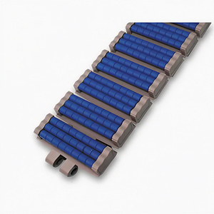 Modulo a Sfera per Nastro Trasportatore LBP831, Piastra a Catena a Basso Attrito per Trasporto Fluido, Utilizzato per il Trasporto di Parti Fragili e di Grande Durezza - Product Image 2