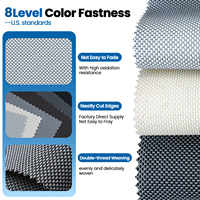 Tissu de protection solaire pour l'extérieur, en polyester, résistant, imperméable, anti-UV, anti-poussière, à haute résistance à la traction, pour toit de jardin