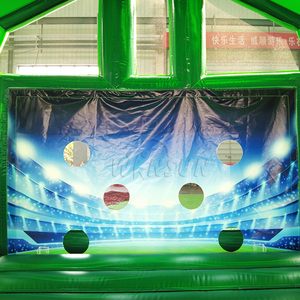 WINSUN Commercial Inflatable Soccer Field <b>Game</b> Enclosure Green PVC Football Arena for Kids Parties Team Events and Rental - Product Image 5