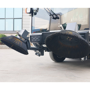 Barredora Eléctrica Multifuncional para Carreteras, Vehículo Barredor Eléctrico Pequeño con Sistema de Cepillos para Limpieza Urbana - Product Image 4