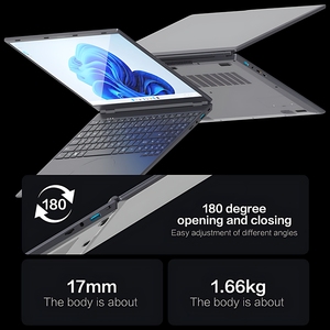 Nuevo Portátil con Pantalla Táctil IPS de 16 Pulgadas y 1920x1200, <span class=keywords><strong>Intel</strong></span> <span class=keywords><strong>I3</strong></span>-<span class=keywords><strong>8109U</strong></span>, Desbloqueo Facial, Teclado Inalámbrico en Inglés, Windows 11, SSD, para Estudiantes - Product Image 5