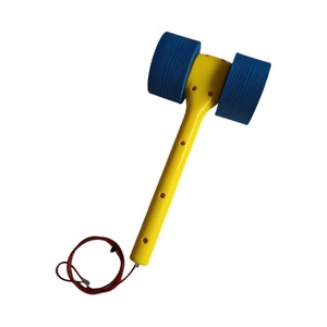 青いプラスチック製の両頭スポンジハンマー、子供が遊ぶカエルジャンプハムスター叩きアーケードゲーム機部品ビーター叩きツール - Product Image 2