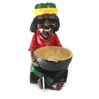 Bob Marley Rasta Resin Ashtray, Unique, Handmade, Cool