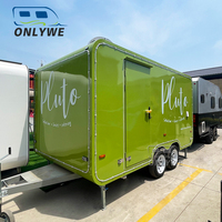 Onlywe Camion de café mobile le plus vendu, conteneur-bar portable avec roues, excellent prix, remorque alimentaire populaire à vendre