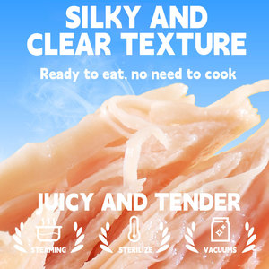 อาหารสัตว์เลี้ยงอก<span class=keywords><strong>ไก่</strong></span>นึ่งแบบ OEM พร้อมจำหน่าย |   เนื้อแท้รสออริจินัล |   โปรตีนสูง ไขมันต่ำ สำหรับสุนัขและแมว ใช้ได้<span class=keywords><strong>ก</strong></span>ับทุ<span class=keywords><strong>ก</strong></span>สายพันธุ์ - Product Image 4