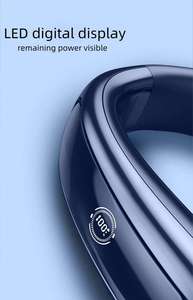 Ventilateur de cou sans pales rechargeable <span class=keywords><strong>2</strong></span>-en-1, refroidisseur et chauffage semi-conducteur, appareil de climatisation portable - Product Image 6