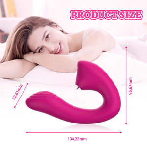 यूलव ऐप नियंत्रित वाइब्रेटर महिलाओं के लिए वायलव ऐप नियंत्रित वाइब्रेटर, जीभ के साथ महिलाओं के हस्तमैथुन - Product Image 2