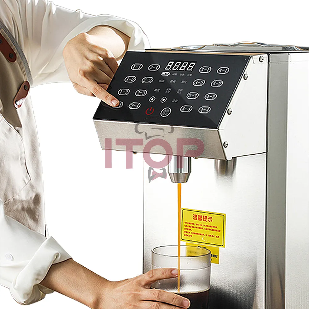 16keys 8L sugar syrup fructose dispenser machine Commercial Syrup Fructose Dispenser Machine for Sale