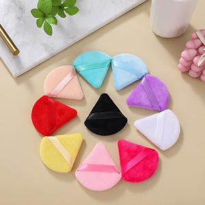 Juego de 50 Esponjas Triangulares de Terciopelo para Maquillaje, Suaves y Lavables, para Polvo Facial Cosmético - Product Image 2