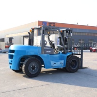 Chariot élévateur lourd de 8 tonnes, chariot élévateur diesel pour conteneurs, chariot élévateur diesel de 10 tonnes