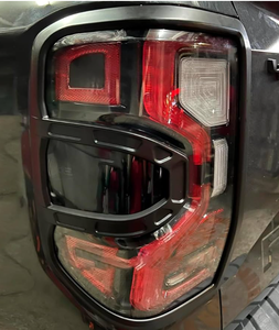 ฝาครอบไฟท้ายสีดำด้านเข้ากันได้กับ <span class=keywords><strong>Ford</strong></span> <span class=keywords><strong>Ranger</strong></span> <span class=keywords><strong>2022</strong></span> 2023 2024 T9 <span class=keywords><strong>wildtrak</strong></span> Sport <span class=keywords><strong>4X4</strong></span> Next Gen - Product Image 4