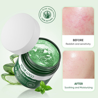 Soin de la peau vegan bio efficace pour soulager les brûlures de rasage et les coups de soleil gel réparateur apaisant à l'aloe vera