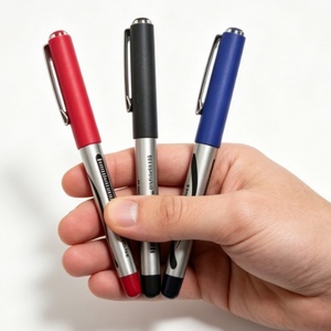 Office Custom 0.5mm Bullet Tip Roller Tip Gift <b>Pen</b> Silver and Perfect Clip Roller Ball <b>Pen</b> Business & School Supplies - Product Image 3