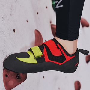 Zapatillas de Escalada en Roca para Interiores y Exteriores con Doble Correa, Antideslizantes, Ajuste Preciso, Parte Superior Transpirable y Cómoda, Goma Adhesiva Ligera - Product Image 3