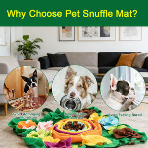 Alfombra olfativa para perros, juguete interactivo tipo rompecabezas para mascotas pequeñas y grandes, para comer lentamente, entrenamiento de forrajeo, almohadillas olfativas para mascotas - Product Image 4