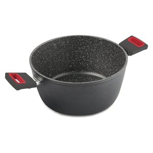 Casseruola Alluminio antiaderente (28cm) VIVÀ Grigio e Rosso 2281 - Product Image 1