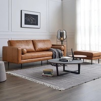 Canapé en cuir fait main, design unique et innovant, relaxation personnalisée, ensemble de canapés d'art