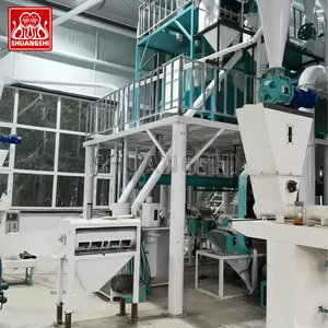 Ligne de production complète de mouture de blé et de riz Shuang Shi 150 tonnes 300t par jour avec moteur et roulement - Product Image 2