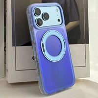 Étui de téléphone portable IMD avec film dégradé pour iPhone 18 Pro Max, support rotatif magnétique, charge sans fil, protection contre les chutes, personnalisable