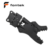 Outils de démolition F-10 Concasseur hydraulique rotatif pour béton pour excavatrice de 18 à 25 tonnes