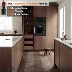 Gabinetes de Cocina de Madera Natural Ecológicos, Pedidos de <span class=keywords><strong>Gran</strong></span> Volumen para Compradores de Proyectos de Construcción de Hoteles, Villas y Condominios - Product Image 1