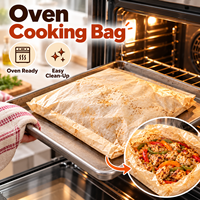 Sacs de cuisson pour four et micro-ondes, adaptés aux aliments, pour dinde, poulet rôti, viande, légumes, cuisson à la vapeur et conservation à domicile