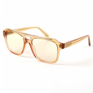 Gafas de Sol de moda de lujo para hombres y <span class=keywords><strong>mujeres</strong></span> con logotipo personalizado Marco de acetato blanco Popular OEM Fabricantes globales Uso deportivo - Product Image 1