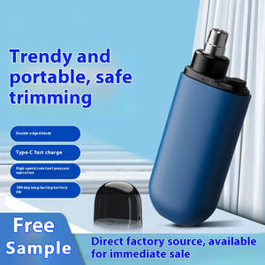 آلة حلاقة كهربائية محمولة للبيع بالجملة لشعر الأذن والأنف شفرة مزدوجة الحافة منزلية مقاومة للماء IPX5 بلاستيك - Product Image 2