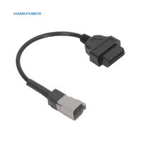 Reemplazo del adaptador de cable de diagnóstico de 6 pines a 16 pines para CAN AM MOTO ATV UTV motocicleta bicicleta OBD2 adaptador