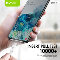 BAVIN Precio al por Mayor Personalizado, Cable de Carga Rápida USB Tipo C a USB Tipo C de 2 Metros, 60 W, 3 A, para Teléfono Móvil Android, Huawei, PC, Tableta