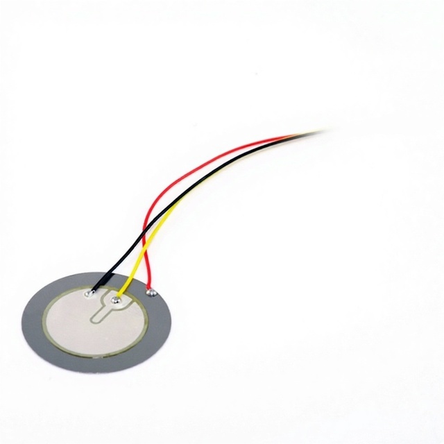 Kingwei 35MM 3 Lead 3KHZ Ceramic Steel Piezo Element 1-30V 800ohm for Warning Devices & Home Appliances