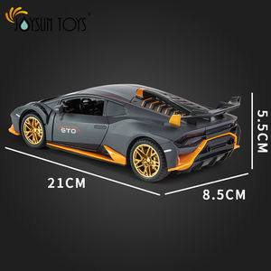 1: 24 sto acousto-optique musique quatre porte retour alliage modèle noir et blanc et bleu moulé sous pression jouet <span class=keywords><strong>de</strong></span> voiture - Product Image 4