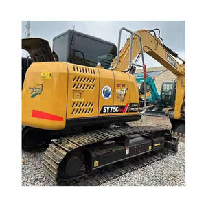 Miniexcavadora Sany SY75C de 7 toneladas usada en buen estado, excavadora de orugas SANY sy75c en excelente estado y precio barato - Product Image 1