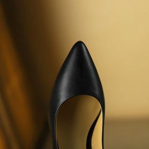 Cialisa Sandali Estivi Eleganti con Zeppa da Donna, Punta Affusolata, Vera Pelle Traspirante, Leggeri, Tacchi Alti alla Moda per Feste - Product Image 6