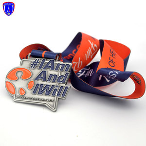 Medallas de carrera de motos 5K baratas personalizadas de los Emiratos Árabes Unidos y transferencia de cinta a medalla de la Liga de Campeones - Product Image 2