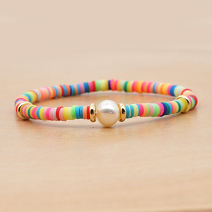 Pulseras de Moda Lancui, Brazalete de Perlas Hecho a Mano, Hipoalergénico, Ligero <span class=keywords><strong>y</strong></span> Expandible, para Regalo de <span class=keywords><strong>Amistad</strong></span> - Product Image 5