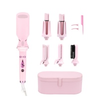 Nouvelle Tendance : Styler Capillaire Électrique 5 en 1, Brosse Sèche-Cheveux Professionnelle, Styler Complet 5 en 1, Brosse à Air Chaud, Styler Enrouleur