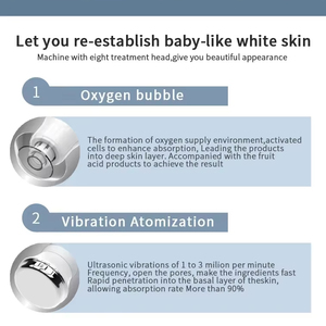 Professional Best Hydra Dermabrasion Beauty Skin Facial Machine Scrubber Oxygen Bubble Face Cleaning Brush for Skin Care - Product Image 3